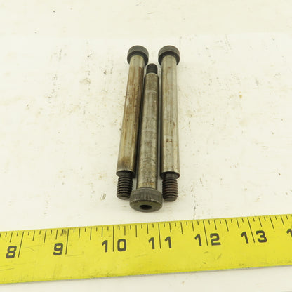 1/2" Shoulder Dia. X 4-1/4" Length 3/8-16 Hex Socket Shoulder Bolt Lot Of 3