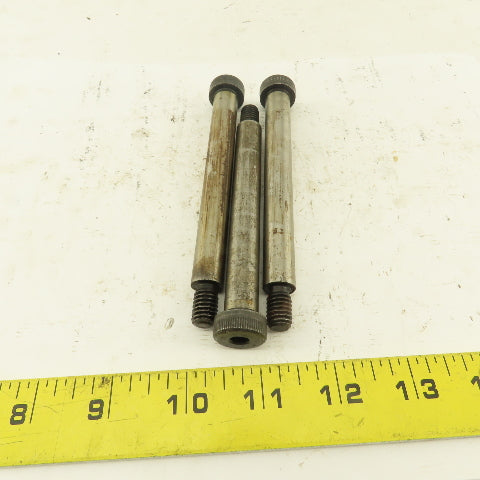 1/2" Shoulder Dia. X 4-1/4" Length 3/8-16 Hex Socket Shoulder Bolt Lot Of 3