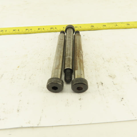1/2" Shoulder Dia. X 4-1/4" Length 3/8-16 Hex Socket Shoulder Bolt Lot Of 3