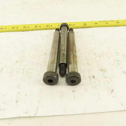 1/2" Shoulder Dia. X 4-1/4" Length 3/8-16 Hex Socket Shoulder Bolt Lot Of 3