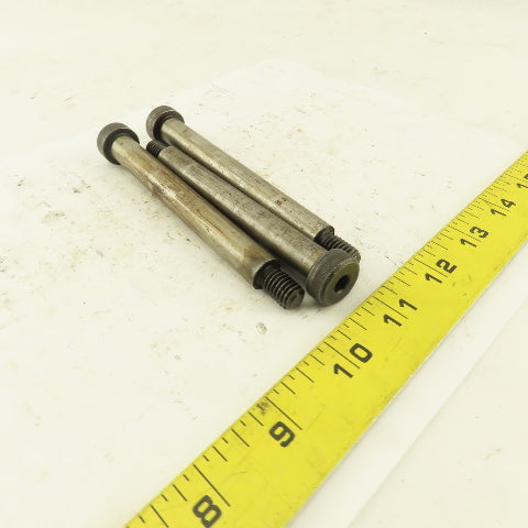 1/2" Shoulder Dia. X 4-1/4" Length 3/8-16 Hex Socket Shoulder Bolt Lot Of 3