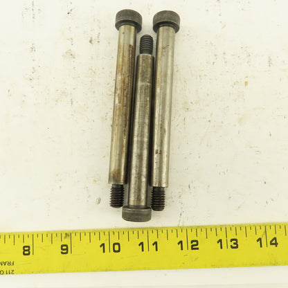 1/2" Shoulder Dia. X 4-1/4" Length 3/8-16 Hex Socket Shoulder Bolt Lot Of 3