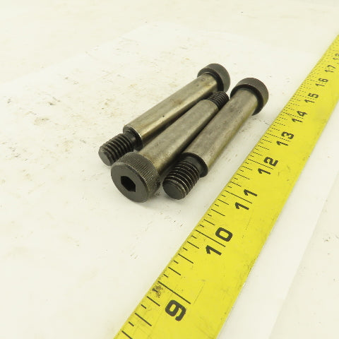 1/2" Shoulder Dia. X 4-1/4" Length 3/8-16 Hex Socket Shoulder Bolt Lot Of 3
