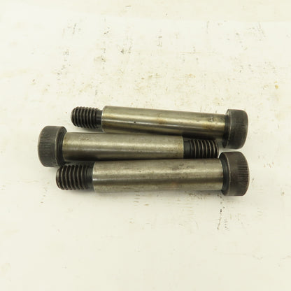 1/2" Shoulder Dia. X 4-1/4" Length 3/8-16 Hex Socket Shoulder Bolt Lot Of 3