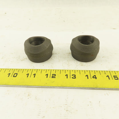 Anvil 36-1-1/2x 3/4" Forged Steel Pipe Coupling Socket Weld 3000# lot of 2