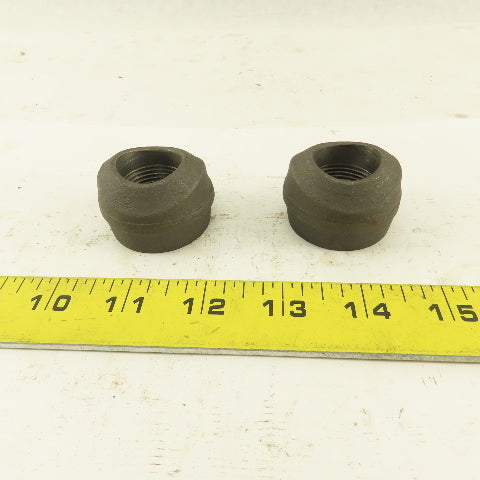 Anvil 36-1-1/2x 3/4" Forged Steel Pipe Coupling Socket Weld 3000# lot of 2