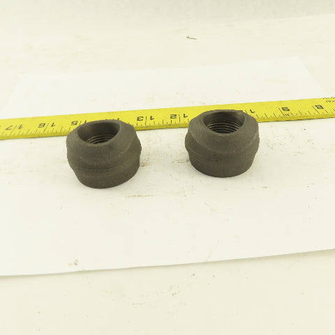 Anvil 36-1-1/2x 3/4" Forged Steel Pipe Coupling Socket Weld 3000# lot of 2