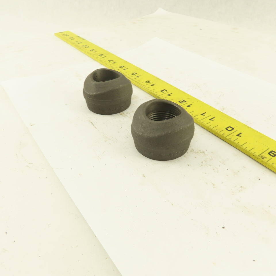 Anvil 36-1-1/2x 3/4" Forged Steel Pipe Coupling Socket Weld 3000# lot of 2