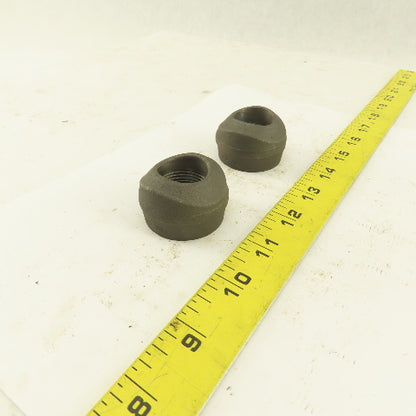 Anvil 36-1-1/2x 3/4" Forged Steel Pipe Coupling Socket Weld 3000# lot of 2
