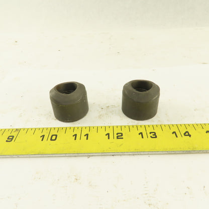 36-3/4 x 1/2" Forged Steel Pipe Coupling Socket Weld 3000# lot of 2