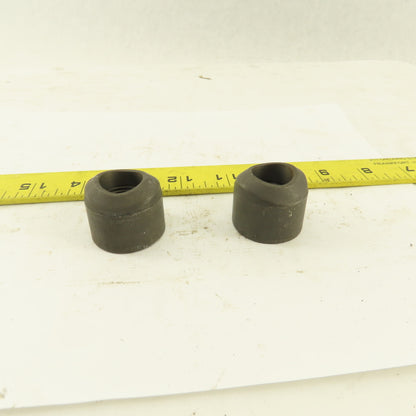 36-3/4 x 1/2" Forged Steel Pipe Coupling Socket Weld 3000# lot of 2