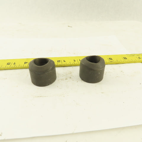 36-3/4 x 1/2" Forged Steel Pipe Coupling Socket Weld 3000# lot of 2