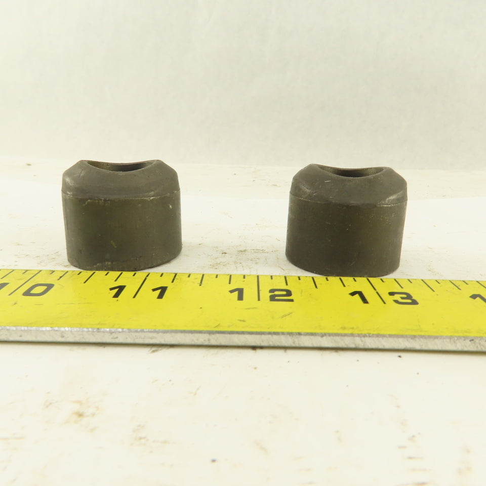 36-3/4 x 1/2" Forged Steel Pipe Coupling Socket Weld 3000# lot of 2