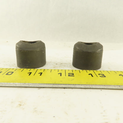 36-3/4 x 1/2" Forged Steel Pipe Coupling Socket Weld 3000# lot of 2