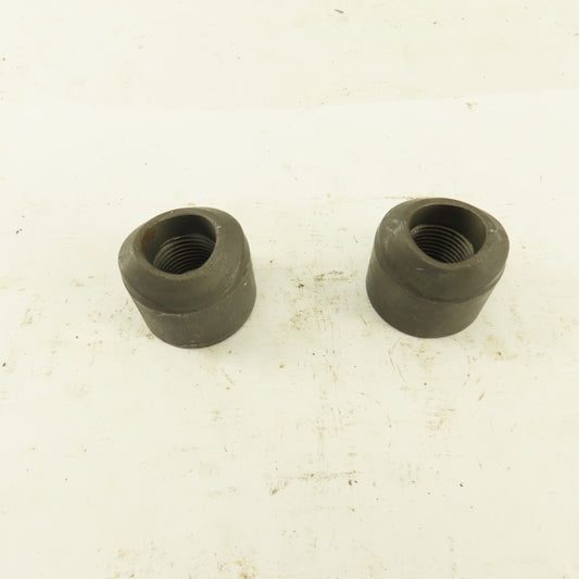 36-3/4 x 1/2" Forged Steel Pipe Coupling Socket Weld 3000# lot of 2