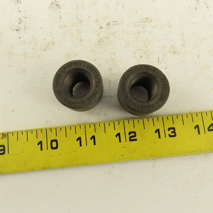36-1-1/4 x 3/8" Forged Steel Pipe Coupling Socket Weld 3000# lot of 2
