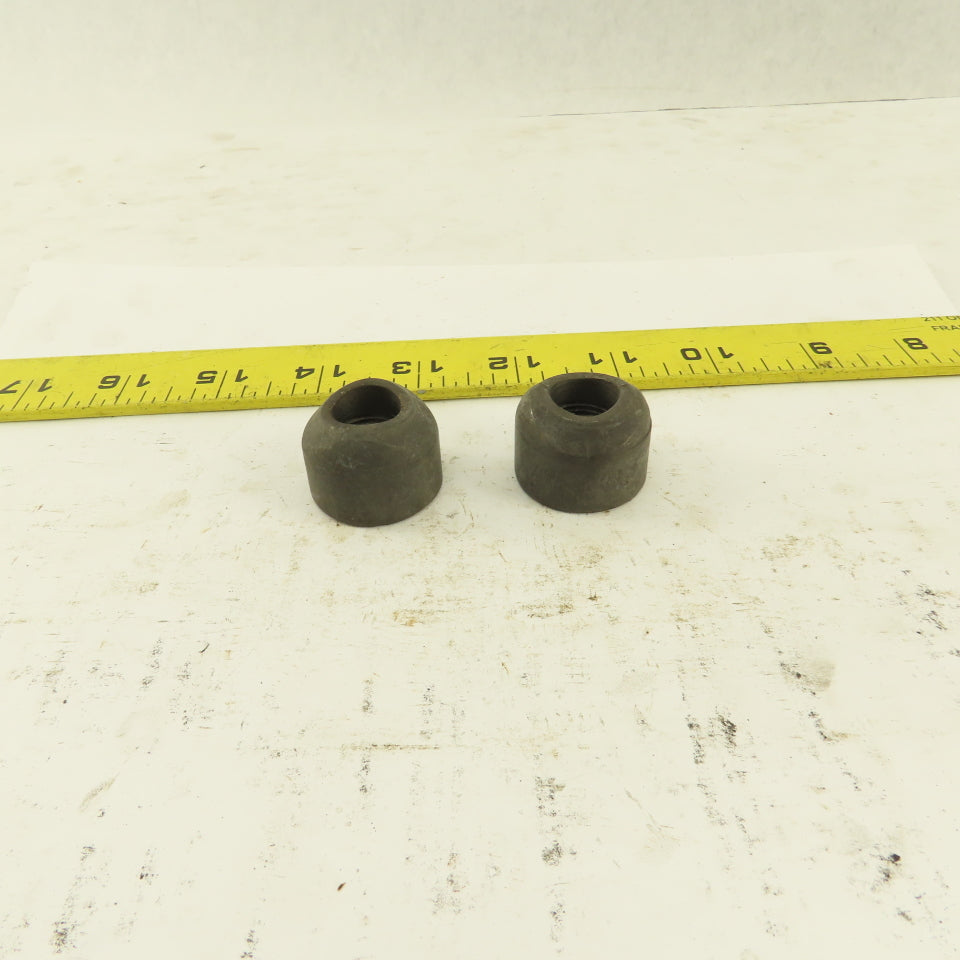 36-1-1/4 x 3/8" Forged Steel Pipe Coupling Socket Weld 3000# lot of 2