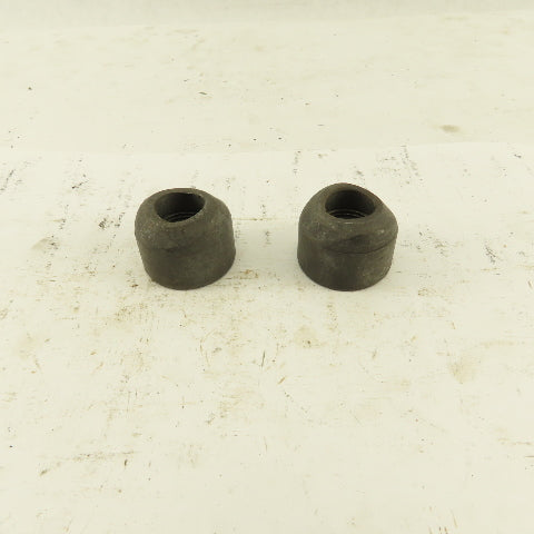 36-1-1/4 x 3/8" Forged Steel Pipe Coupling Socket Weld 3000# lot of 2