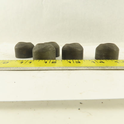 36-1/2 x 1/4" Forged Steel Pipe Coupling Socket Weld 3000# lot of 5