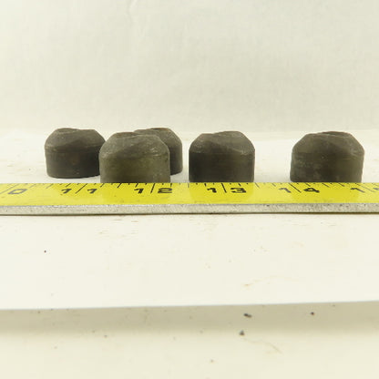 36-1/2 x 1/4" Forged Steel Pipe Coupling Socket Weld 3000# lot of 5