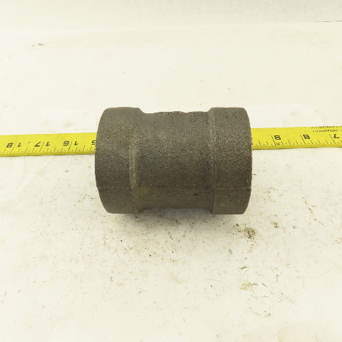 1-1/2"x1-1/2"x 3/4" NPT 300 Malleable Iron Reducing Tee Black Pipe Fitting