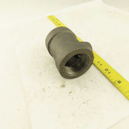 1-1/2"x1-1/2"x 3/4" NPT 300 Malleable Iron Reducing Tee Black Pipe Fitting