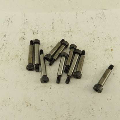 1/4" Shoulder Dia. X 1" Length #10-24 Hex Socket Shoulder Bolt Lot Of 10