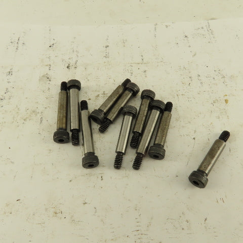 1/4" Shoulder Dia. X 1" Length #10-24 Hex Socket Shoulder Bolt Lot Of 10
