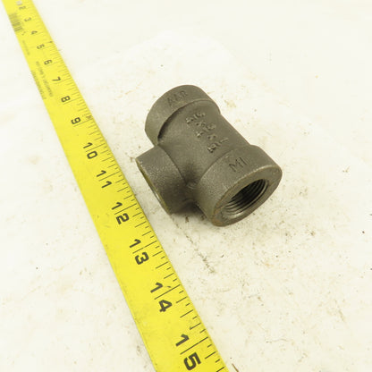 Anvil 3/4"x3/4"x1/2" NPT 300WSP 200WOO Malleable Iron Tee Black Pipe Fitting