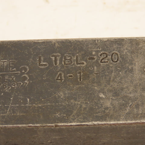 Valenite LTBL-20 Loc-A-Dex 1-1/4" Square Shank Indexing Tool Holder