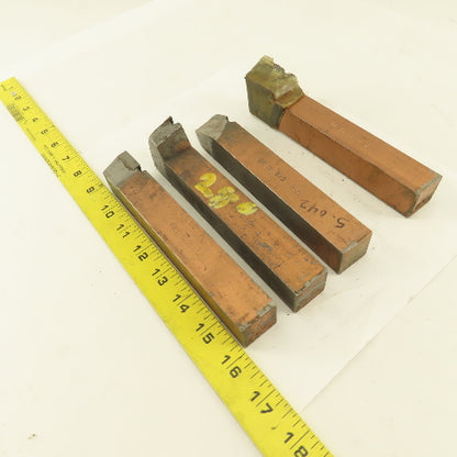Carboloy FR16 C5 1" Square Shank Indexing Insert Lathe Tool Holder Lot Of 4