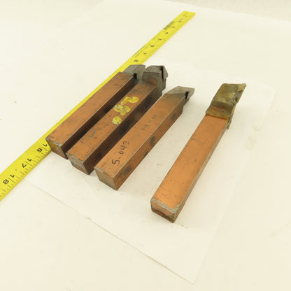Carboloy FR16 C5 1" Square Shank Indexing Insert Lathe Tool Holder Lot Of 4