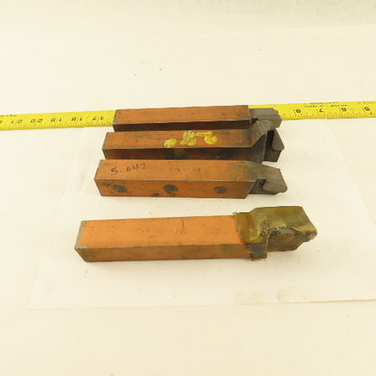 Carboloy FR16 C5 1" Square Shank Indexing Insert Lathe Tool Holder Lot Of 4