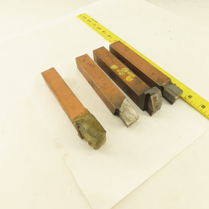 Carboloy FR16 C5 1" Square Shank Indexing Insert Lathe Tool Holder Lot Of 4
