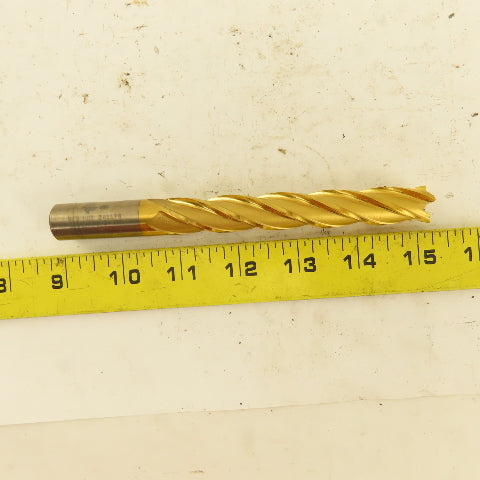 Fastcut 381178 5/8" Cut 4 Flute TiN Coated End Mill
