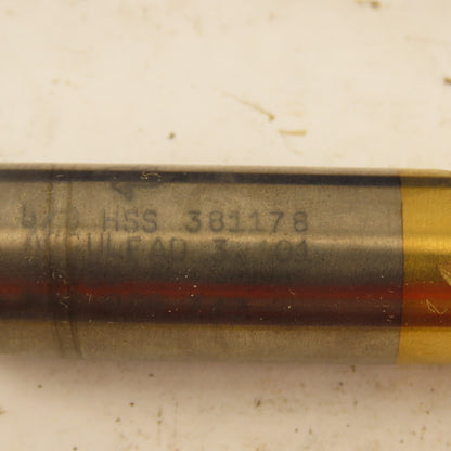 Fastcut 381178 5/8" Cut 4 Flute TiN Coated End Mill