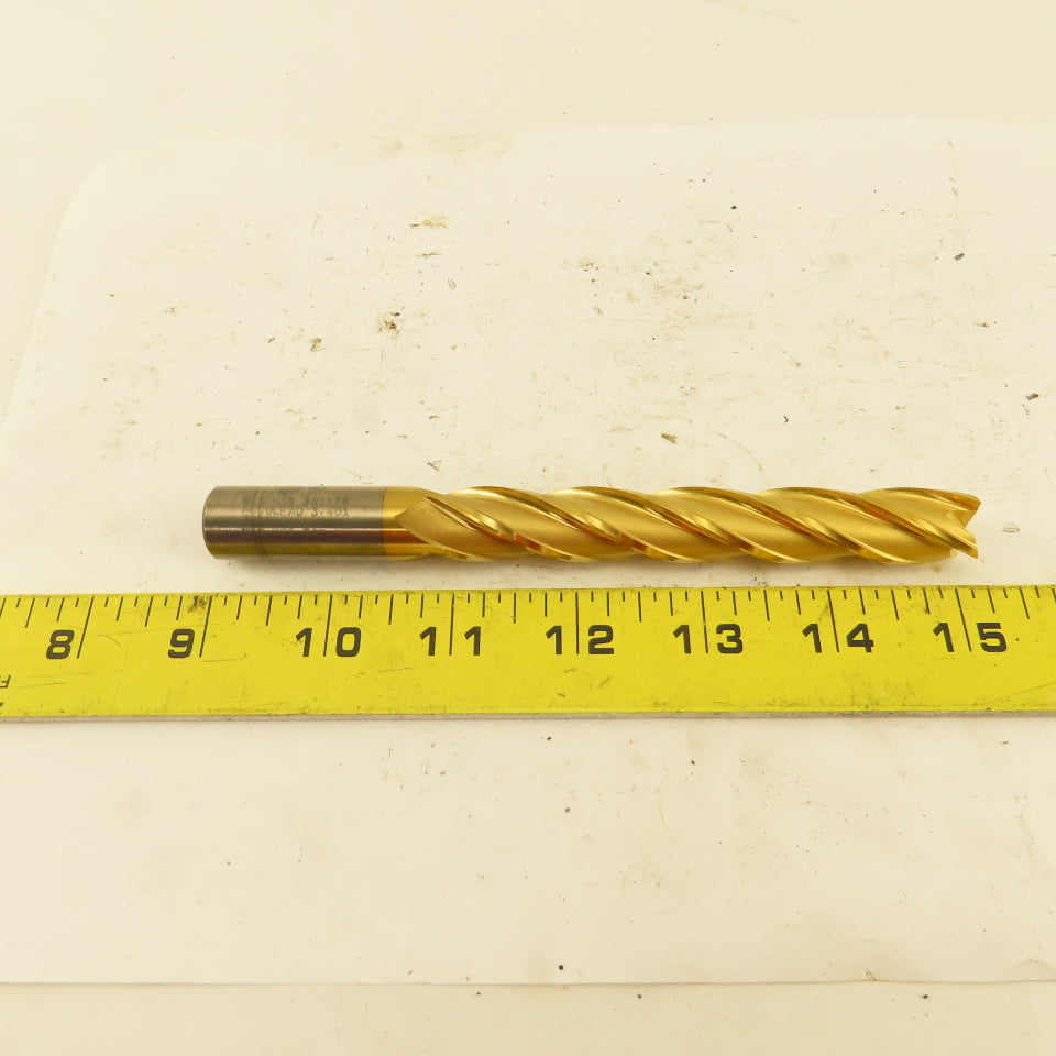 Fastcut 381178 5/8" Cut 4 Flute TiN Coated End Mill