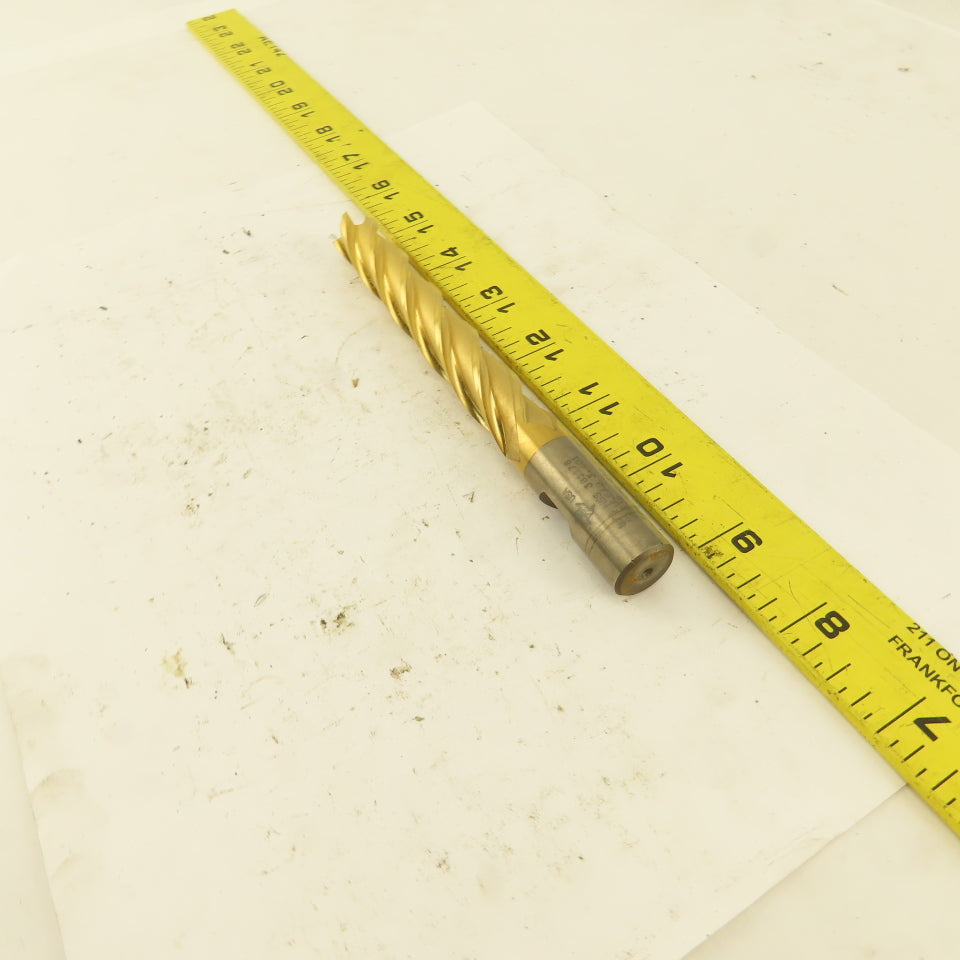 Fastcut 381178 5/8" Cut 4 Flute TiN Coated End Mill