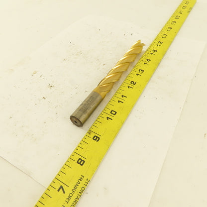 Fastcut 381178 5/8" Cut 4 Flute TiN Coated End Mill