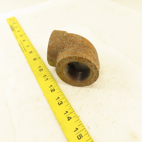 1-1/4"NPT 300WSP 1500 WOG 90° Elbow Black Pipe Fitting