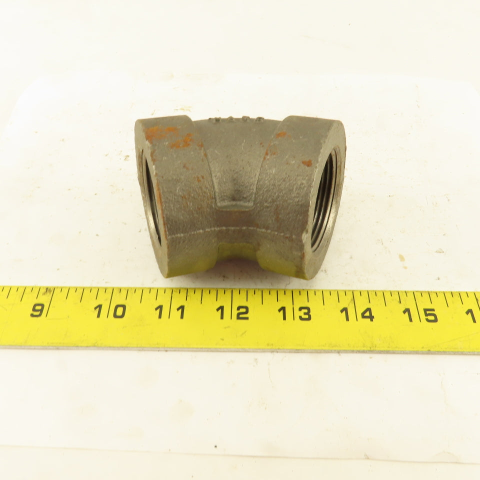 Ward 1-1/4"NPT 300 MI 45° Elbow Black Pipe Fitting