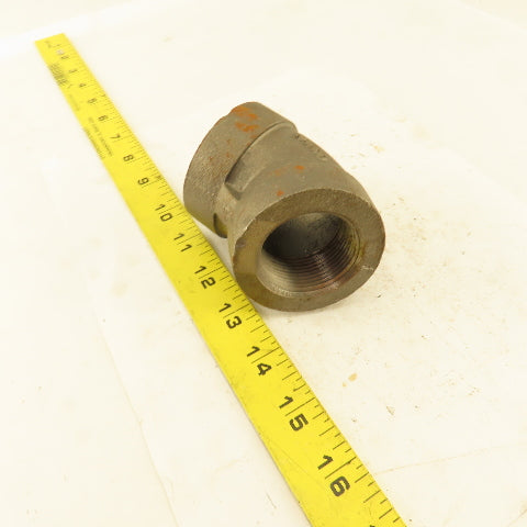 Ward 1-1/4"NPT 300 MI 45° Elbow Black Pipe Fitting