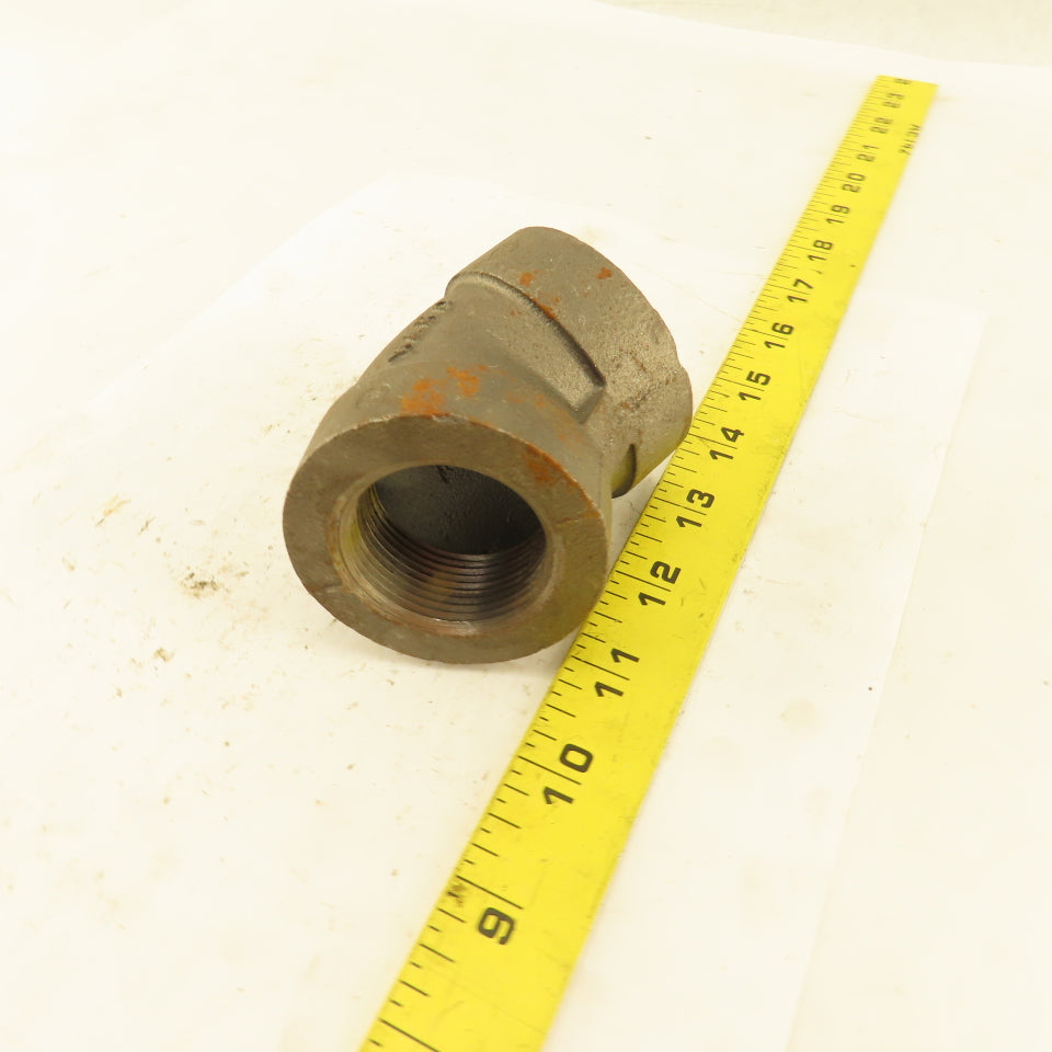 Ward 1-1/4"NPT 300 MI 45° Elbow Black Pipe Fitting