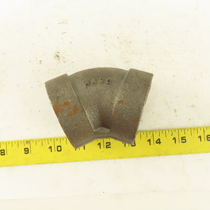 Ward 1-1/4"NPT 300 MI 45° Elbow Black Pipe Fitting