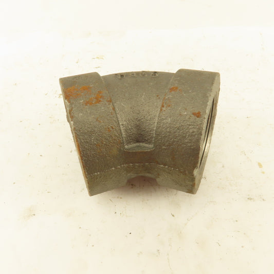 Ward 1-1/4"NPT 300 MI 45° Elbow Black Pipe Fitting