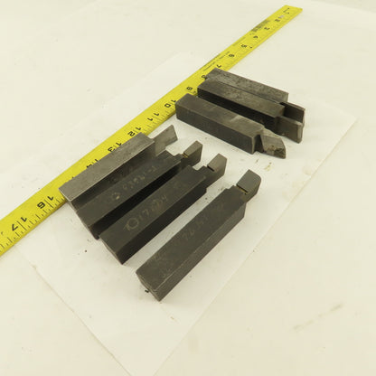 3/4" Square Shank Carbide Tip Turning Grooving Parting Bits Lot Of 7