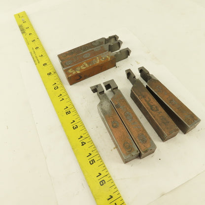 3/4" Square Shank HSS Carbide Tip Internal Grooving Tool Bit Assortment Lot Of 7