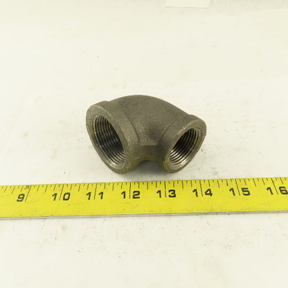 Anvil 1-1/4 to 1" NPT Skd 40 Malleable 90° Reducing Elbow Black Pipe USA Lot/5