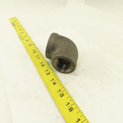 Anvil 1-1/4 to 1" NPT Skd 40 Malleable 90° Reducing Elbow Black Pipe USA Lot/5