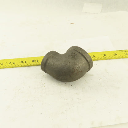 Anvil 1-1/4 to 1" NPT Skd 40 Malleable 90° Reducing Elbow Black Pipe USA Lot/5